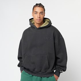 DropSize Heavy Oversize Embo Hoodie noir