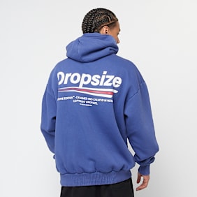DropSize Heavy Oversize Copyright Hoodie bleu