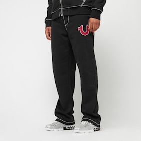 True Religion Big T Cross Stitch Jogger nero