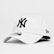 New Era Baseball-Cap 9Forty League Basic MLB New York Yankees weiß 1841 1