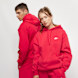Nike Club Fleece Hoodie czerwony 1961 1