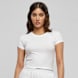 Urban Classics Stretch Jersey Cropped Tee weiß 92778 1