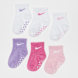 Nike 6 PACK - Pop Color Ankle Gripper wielokolorowy 3082 1
