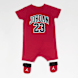 Jordan 23 Romper & Bootie Set rood 6954 1