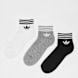 adidas Originals Chaussettes basses adicolor Trefoil (3 Pack) multicolore 7854 1