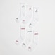 Jordan 6 PACK - Legend Crew weiß 8617 1