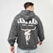 Karl Kani Chest Signature Os Heavy Sweat Full Zip Skull Hoodie grau 23038 1