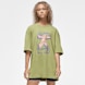 Nike   Oversized Short Sleeve Tee Heritage groen 24035 1