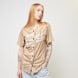 Karl Kani Varsity Tonal Pinstripe Baseball Shirt light blue beige 24705 1