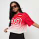 Karl Kani Retro Gradient Crop Jersey rouge 24717 1