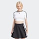 adidas Originals adicolor 3-Streifen Crop T-Shirt weiß 25052 1