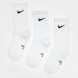 Nike 3 PACK - Dri-Fit Performance Basic Crew Socks blanc 25273 1