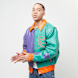 Karl Kani Metal Plate Block Leather College Jacket multicolore 28872 1