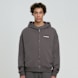 Low Lights Studios Basic Zip Hoodie szary 29096 1