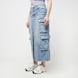 2Y STUDIOS Fia Cargo Skirt blauw 29122 1