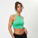 Urban Classics Cropped Rib Top zielony 30270 1