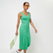 Urban Classics Rib Top Dress groen 30283 1