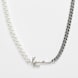 Karl Kani Signature Pearl Chain srebrna 30884 1