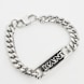 Karl Kani Retro Plate Bracelet zilver 30885 1