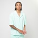 PEQUS Chest Logo Monogram Frottee Shirt turqoise 31721 1