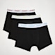 SNIPES 3 PACK - White Tape Briefs Boxershort noir 31754 1