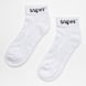SNIPES 6 PACK - Small Logo Crew Socks blanco 31816 1