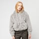 Karl Kani Metal Signature Vegan Fur Zip Hoodie Jacket light grey gris 41345 1