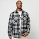 Urban Classics Padded Checked Shirt Jacket schwarz 29788 1