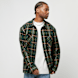 Urban Classics Boxy Fane Check Shirt vert 29811 1