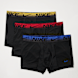 Nike   3 PACK - Everyday Cotton Stretch Trunk czarny 32777 1