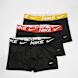Nike 3 PACK - Everyday Cotton Stretch Trunk schwarz 32781 1
