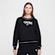 Nike Sportswear Crew-Neck Fleece Sweatshirt preto 32864 1