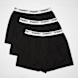 SNIPES 3 PACK - White Tape Woven Boxershorts noir 32934 1