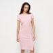 Karl Kani Small Signature Rib Short Sleeve Dress roza 33231 1
