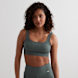 aim'n Ribbed Seamless Bra verde 33381 1