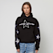 Love Scars Sketched Star Hoodie nero 45778 1
