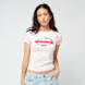 Karl Kani Woven Signature Heart Tiny Tee lichtroze 45094 1