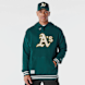 New Era MLB RIB INFILL OS HOODIE oakland athletics dkgltc verde 44404 1