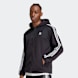 adidas Originals Adicolor 3-Stripes Teddy Fleece Hoodie-Jacket czarny 40139 1