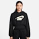 Nike Sportswear Oversized Fleece Crop Hoodie Dance czarny 41644 1