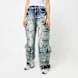 Smoke Rise Distressed High Rise Wide Leg plava 40123 1