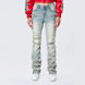 Smoke Rise High Rise Stacked Western Jeans plava 40365 1