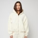 Felicious Oversized washed Zip Hoodie Creme blanc 40580 1
