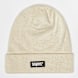 SNIPES Woven Basic Logo Beanie off white beige 40587 1