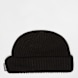 SNIPES Woven Flag Label Basic Fisherman Beanie black noir 40592 1