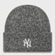 New Era Female Wide Cuff Beanie MLB New York Yankees dgr grigio 41516 1