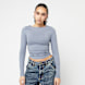 Urban Classics Ruffled Super Slim Longsleeve plava 41539 1