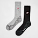 New Balance 2 PACK - Low Gauge Crew Socks grijs 41755 1