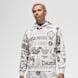 Jordan Essential Allover Print Hoodie beige 42432 1