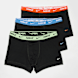 Nike 3 PACK - Everyday Cotton Stretch schwarz 42722 1